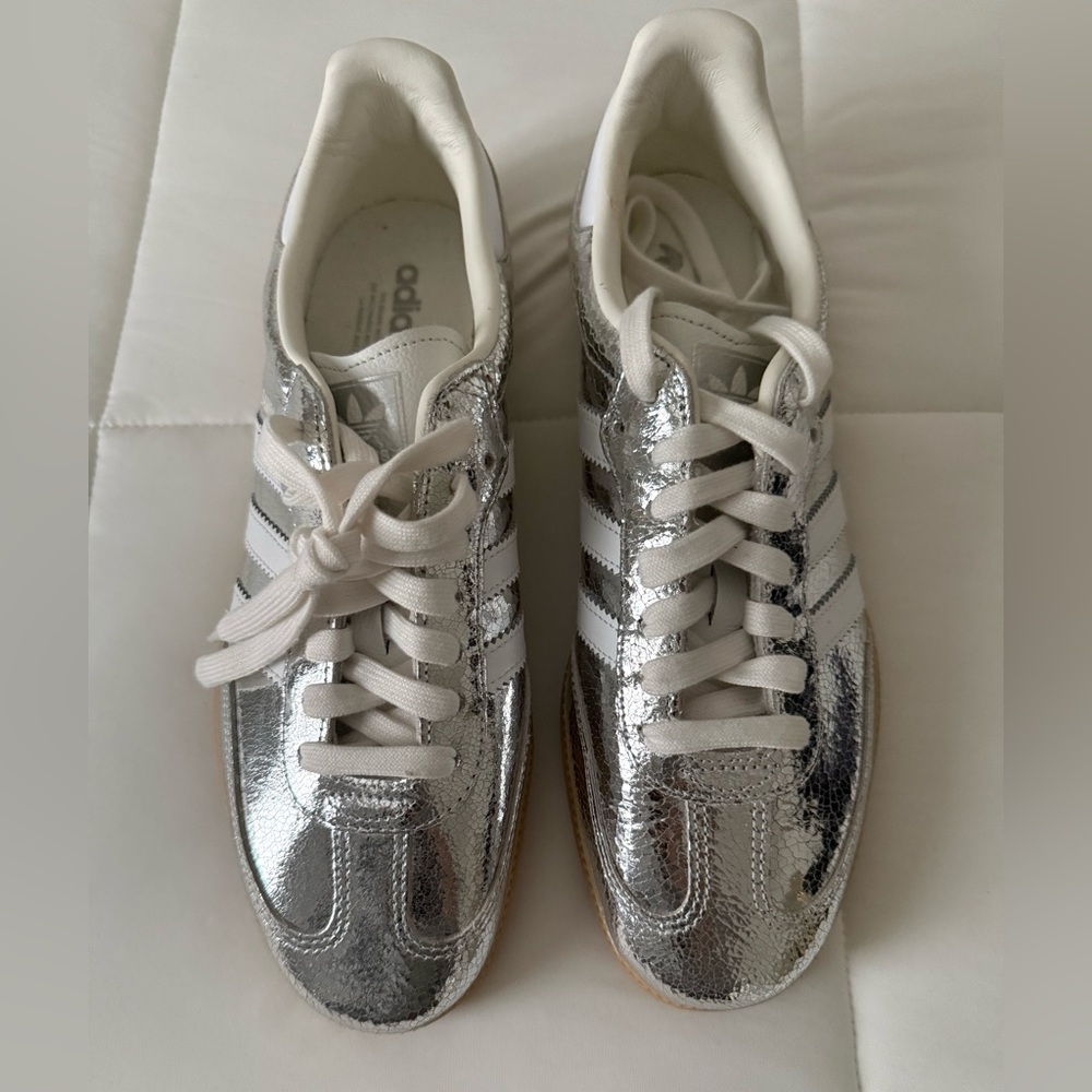 Adidas Women's Samba OG-Silver Metallic